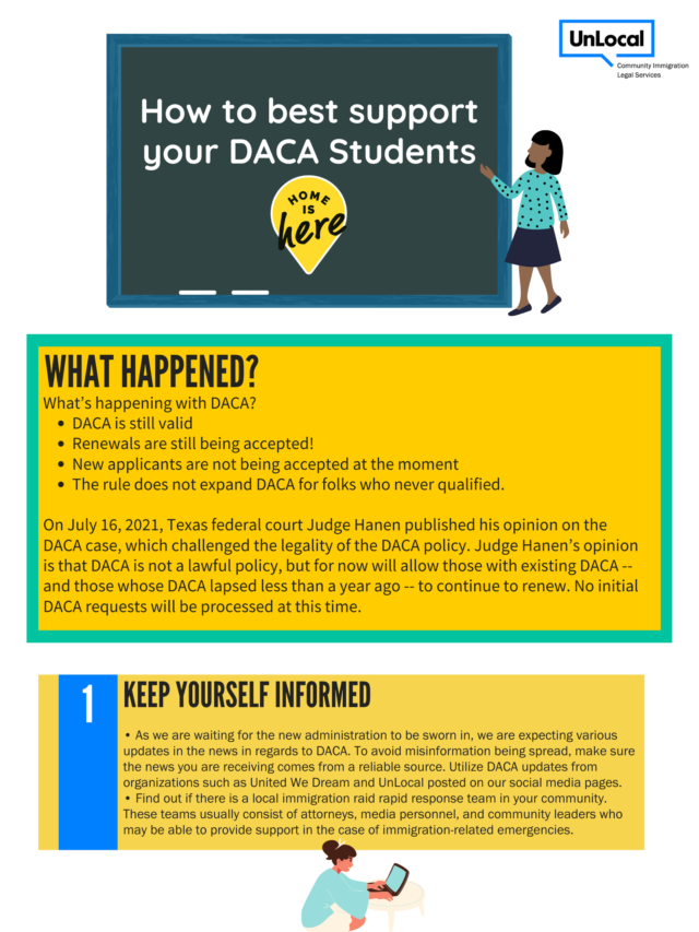 How to Best Support Your DACA Students